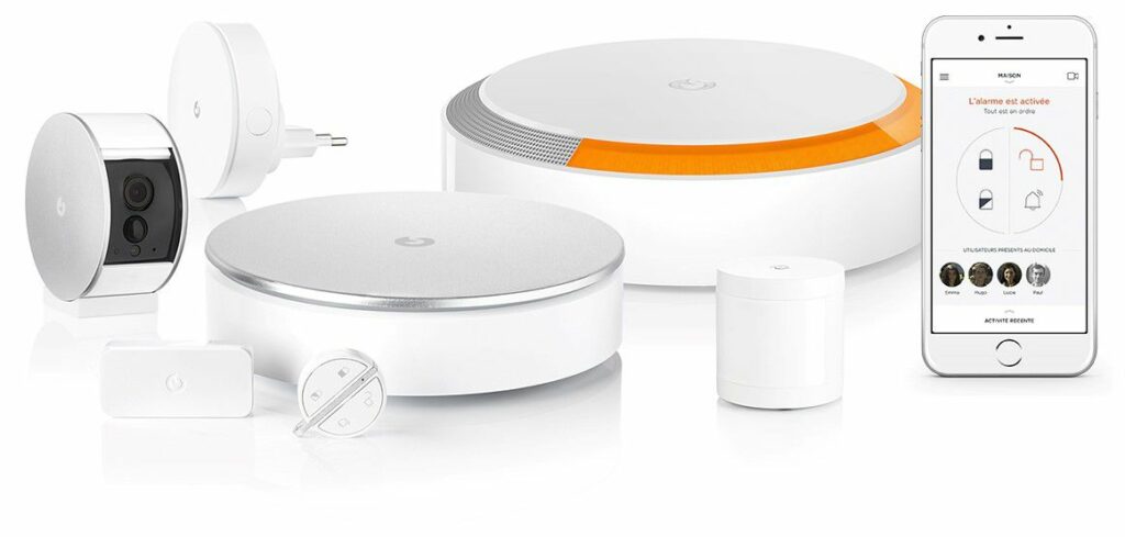 Système de sécurité sans fil connecté Somfy / MyFox Home Alarm et sa Security Camera