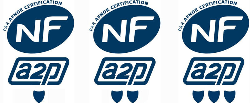 Les trois niveaux de sécurité des systèmes d'alarmes certifiés NFA2P en France